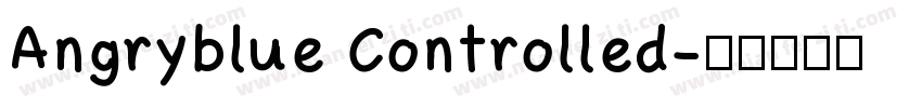Angryblue Controlled字体转换